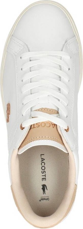 Lacoste Powercourt Sneakers Laag wit