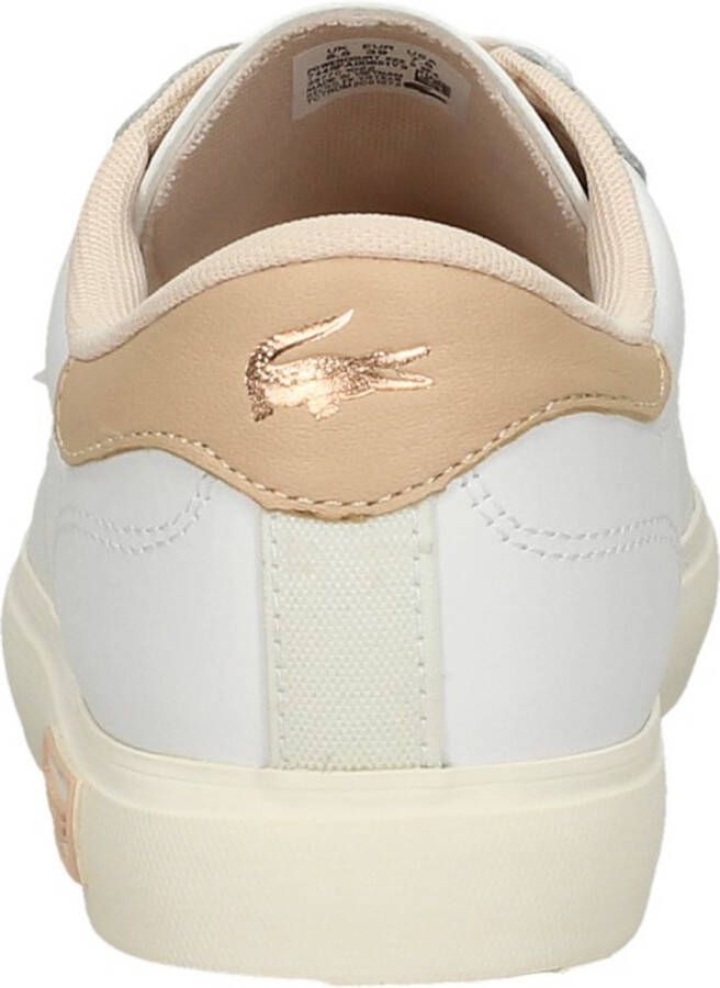 Lacoste Powercourt Sneakers Laag wit