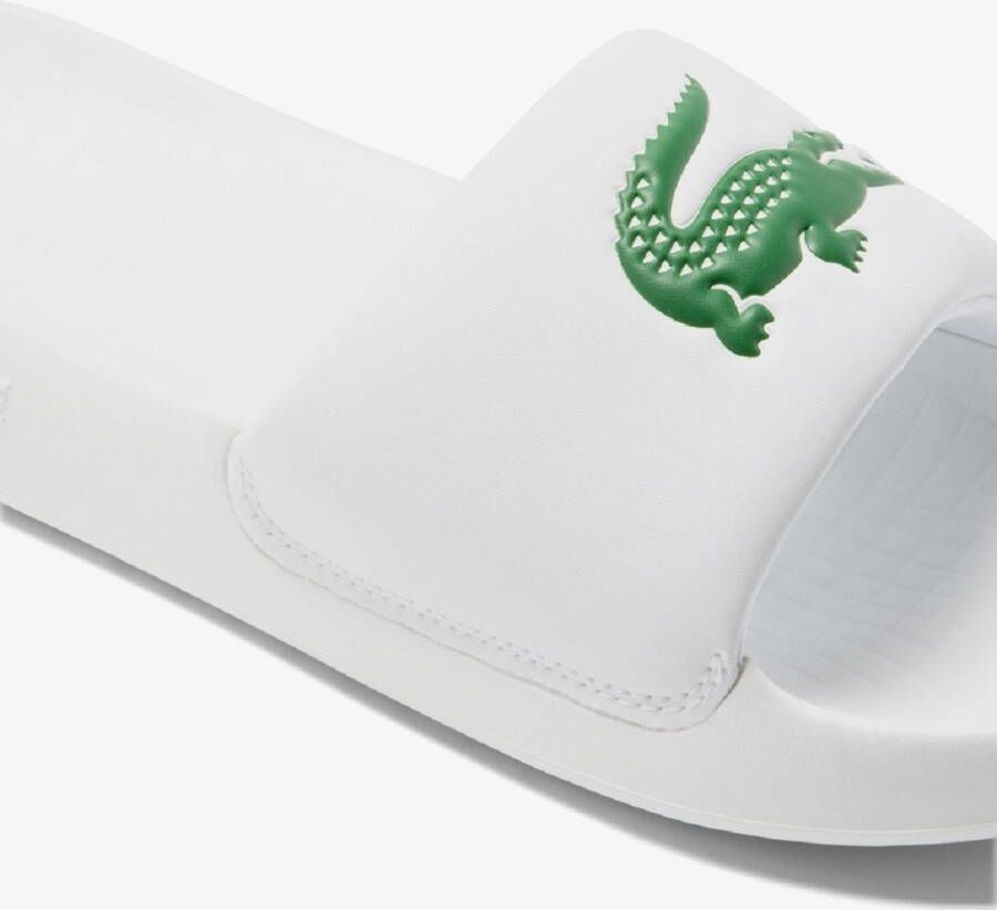 Lacoste Serve Slide 1.0 Heren Slippers Wit Groen