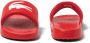 Lacoste Slippers Serve Slide 1.0 Heren Rood Wit - Thumbnail 6