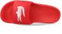 Lacoste Slippers Serve Slide 1.0 Heren Rood Wit - Thumbnail 9