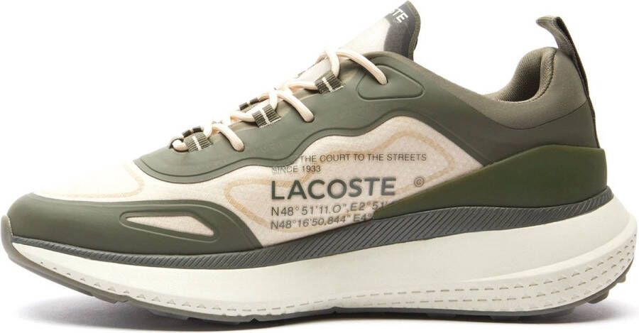 Lacoste ACTIVE 4851 sneakers olijfgroen offwhite - Foto 8