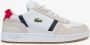 Lacoste T-Clip Leather Heren Sneakers Schoenen Leer Wit 740SMA0048407 - Thumbnail 12