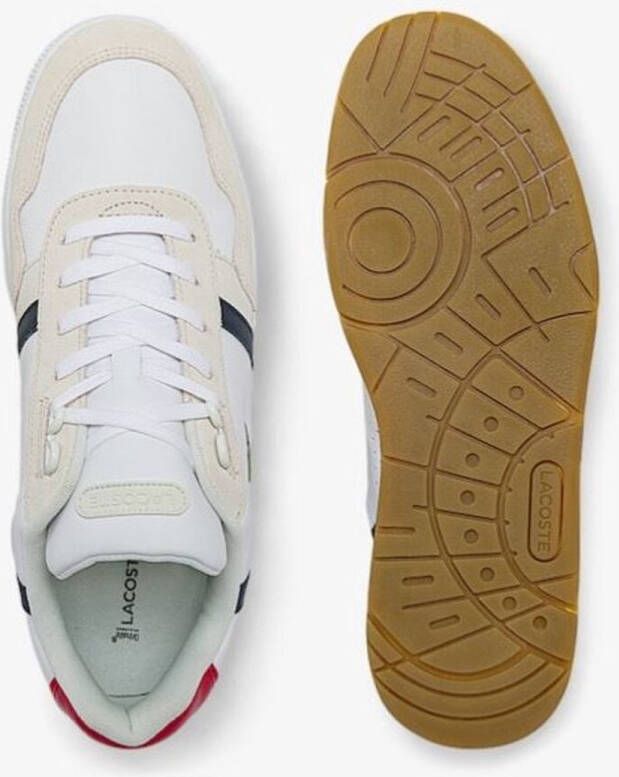 Lacoste T-Clip Leather Heren Sneakers Schoenen Leer Wit 740SMA0048407