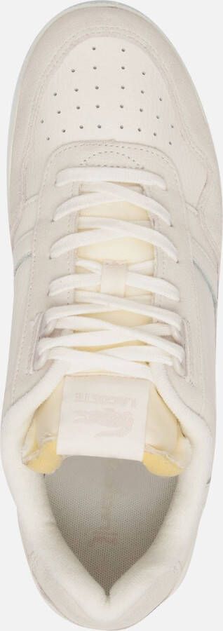 Lacoste T-clip Sneakers Wit Leer