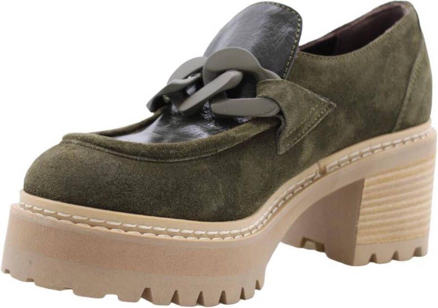 Laura Bellariva Mocassin Green