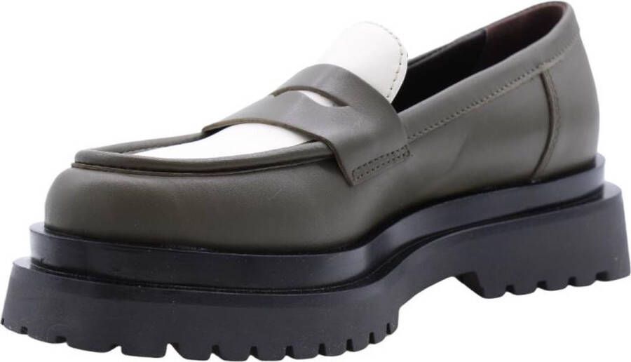 Laura Bellariva Mocassin Green