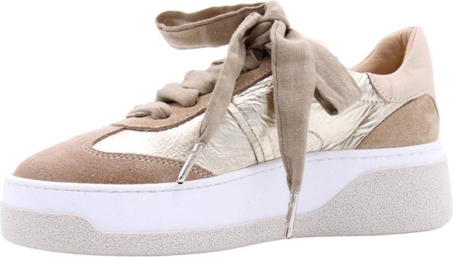 Laura Bellariva Tiffany Mode Sneakers Stijlvol en Trendy Beige Dames - Foto 4