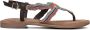 Lazamani Bloemen Kralensandaal Multicolor Dames - Thumbnail 2