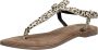 Lazamani 75.611 leren sandalen met panterprint - Thumbnail 14