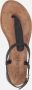 Lazamani 75.611 leren sandalen met slangenprint zwart - Thumbnail 12