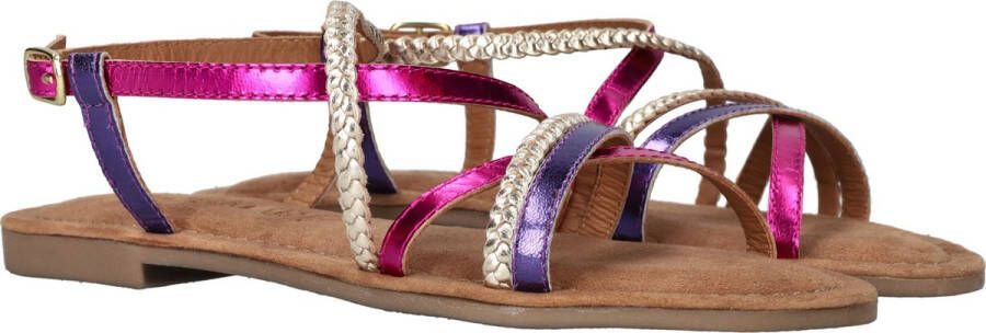 Lazamani Dames Sandalen 33.524 Fuxia Multi