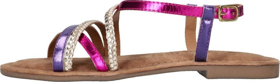 Lazamani Dames Sandalen 33.524 Fuxia Multi