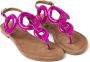 Lazamani Dames Sandalen 33.543 Fuxia - Thumbnail 7