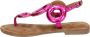 Lazamani Dames Sandalen 33.543 Fuxia - Thumbnail 10