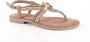 Lazamani Taupe Kralen Sandalen Multicolor Dames - Thumbnail 15