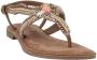 Laza i Taupe Kralen Sandalen Multicolor - Thumbnail 11