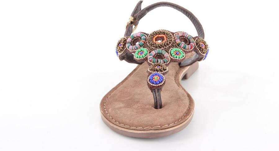 Lazamani Dames Sandalen 75.314 Brown Multi