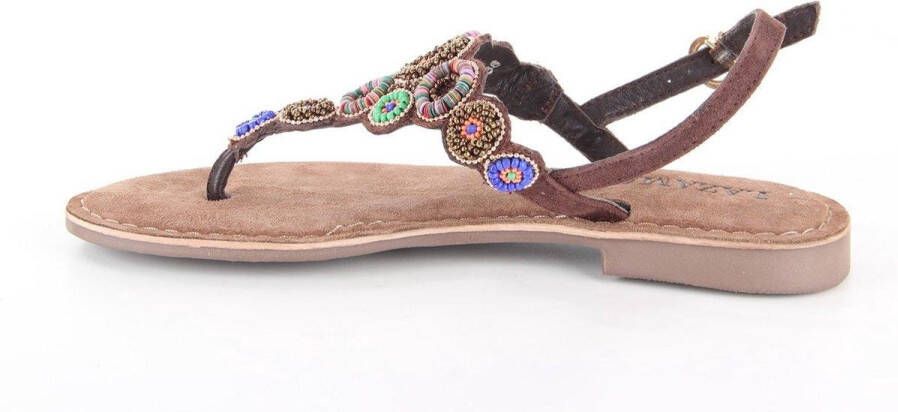 Lazamani Dames Sandalen 75.314 Brown Multi