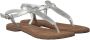 Lazamani Metallic Zilveren Sandalen Gray Dames - Thumbnail 8