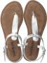Lazamani Metallic Zilveren Sandalen Gray Dames - Thumbnail 9
