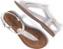 Lazamani Metallic Zilveren Sandalen Gray Dames - Thumbnail 11