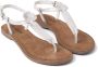 Lazamani Metallic Zilveren Sandalen Gray Dames - Thumbnail 12