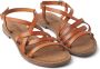 Lazamani Lucy Leren Dames Sandalen Tan - Thumbnail 4
