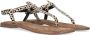 Lazamani 75.611 leren sandalen met panterprint - Thumbnail 15