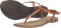 Lazamani Dames sandalen Trendy oranje - Thumbnail 6