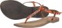 Lazamani Dames sandalen Trendy oranje - Thumbnail 6