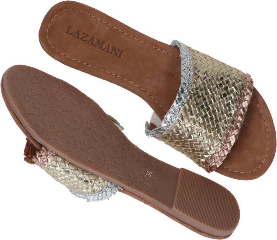 Lazamani Dames Slippers 33.486 Gold