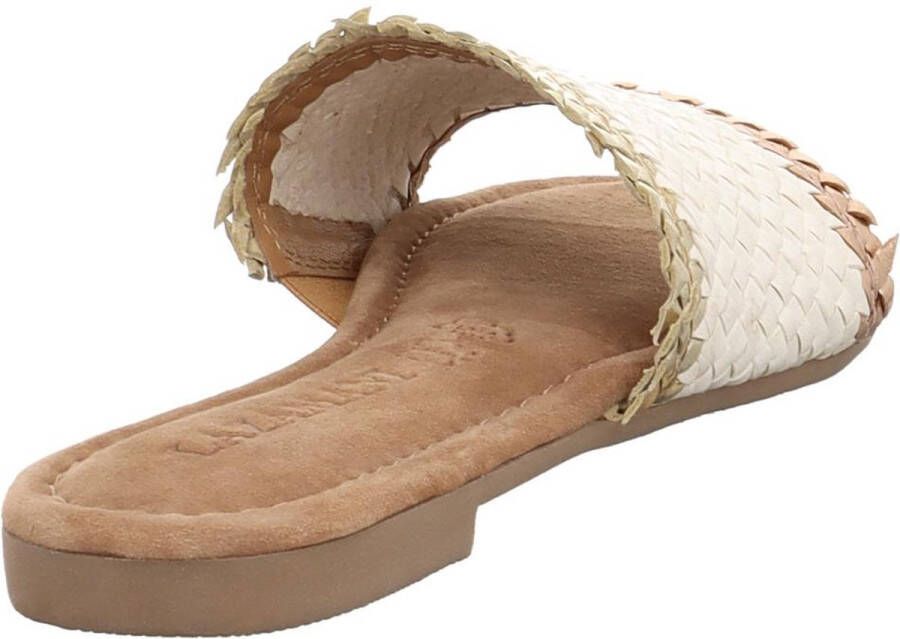 Lazamani Dames Slippers 33.486 Off-White