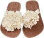 Lazamani Dames Slippers 33.517 Off-White - Thumbnail 5