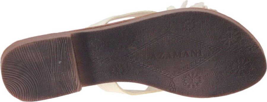 Lazamani Dames Slippers 33.517 Off-White
