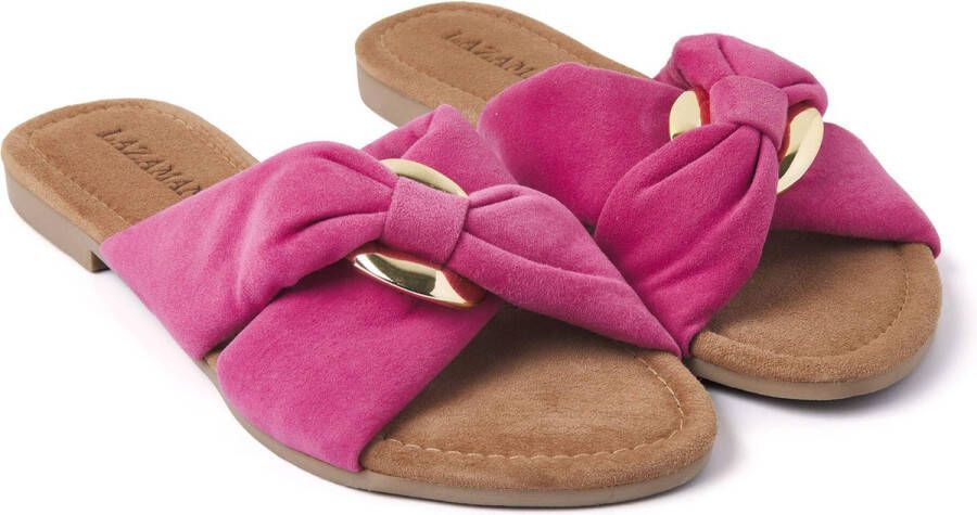 Lazamani Dames Slippers 33.530 Fuxia