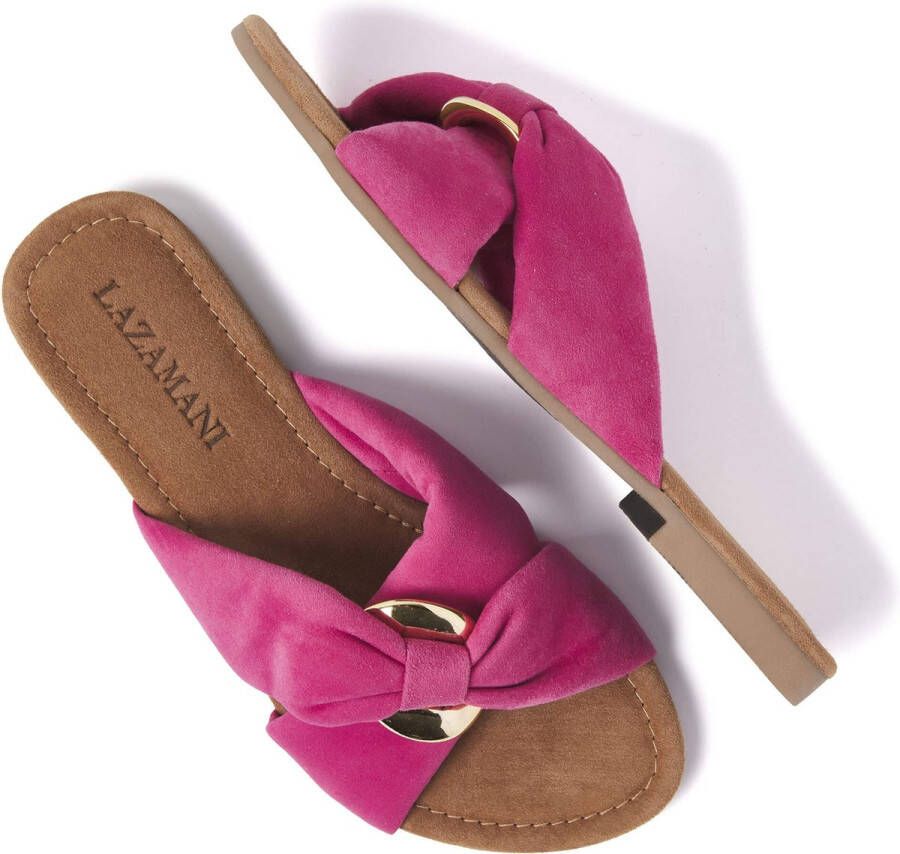 Lazamani Dames Slippers 33.530 Fuxia