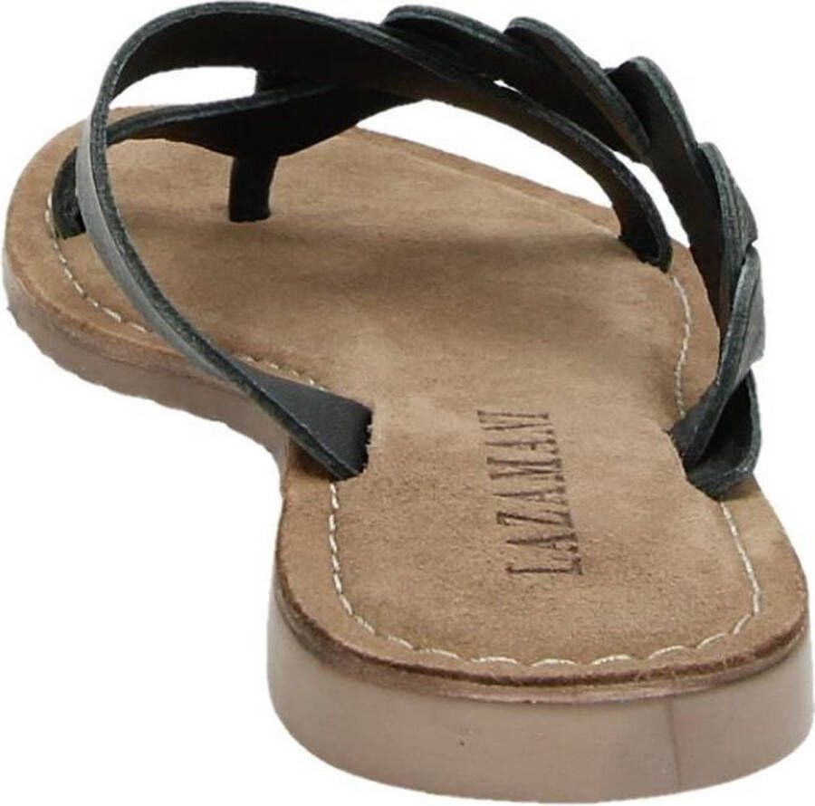 Lazamani Dames Slippers 75.283 Zwart Schoenen