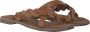 Lazamani 75.283 Teenslippers Dames Tan - Thumbnail 4