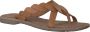 Lazamani 75.283 Teenslippers Dames Tan - Thumbnail 12