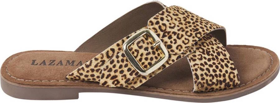 Lazamani Dames Slippers 75.323 Leopard
