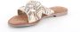 Lazamani Beige Zomer Slipper met Kralenbanden Beige Dames - Thumbnail 8