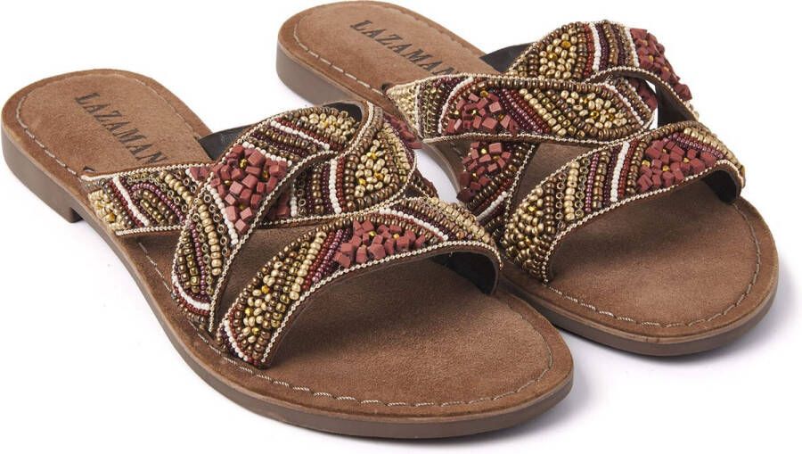 Lazamani Dames Slippers 75.337 Brown