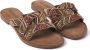 Lazamani 75.337 Slippers Dames Bruin - Thumbnail 8