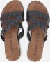 Lazamani ladies woven mules Zwart Leer Geen Dames - Thumbnail 5