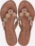 Lazamani Teenslipper Steentjes Bruin Dames - Thumbnail 11