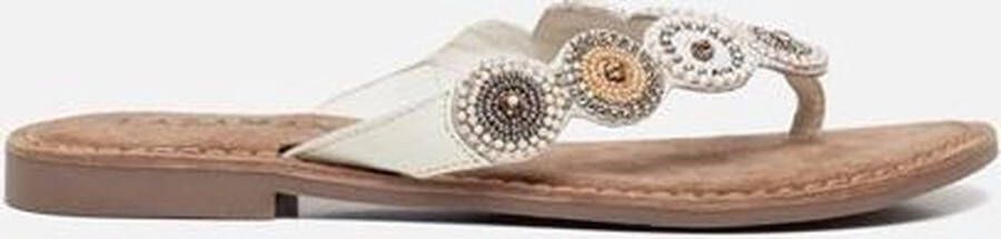 Lazamani Dames Slippers 75.451 Off-White