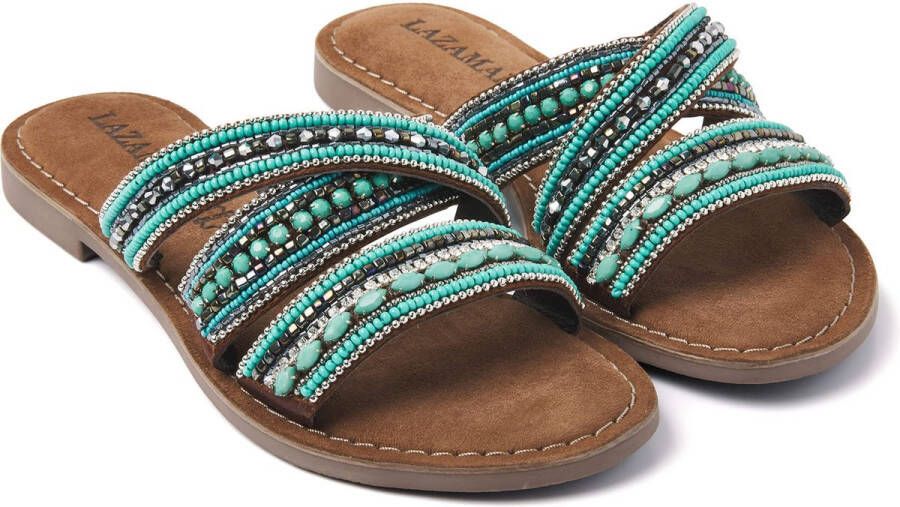 Lazamani Dames Slippers 75.474 Aqua