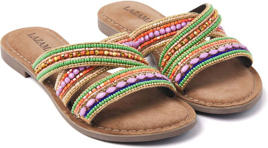 Lazamani Dames Slippers 75.474 Lilac Multi