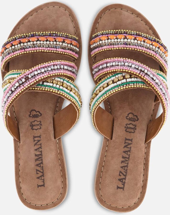 Lazamani Dames Slippers 75.474 Tan